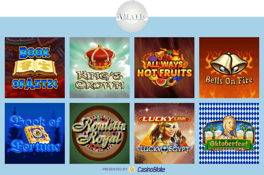 Amatic Casinos et Machines à sous 2025