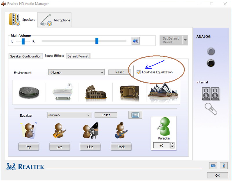 Controlador de audio Realtek HD