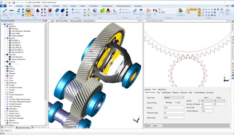 ANSYS movimiento