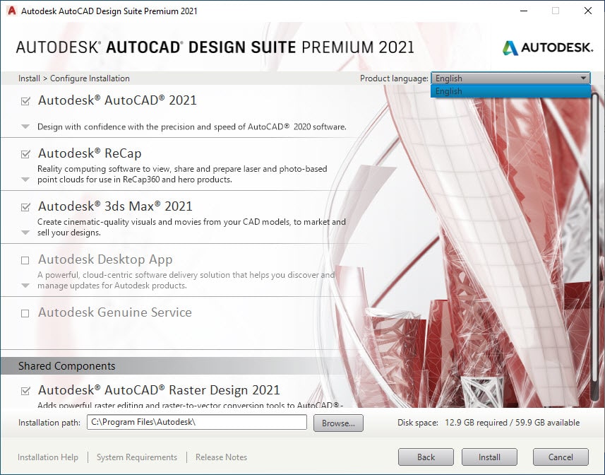 Paquete Premium de Autodesk AutoCAD Design