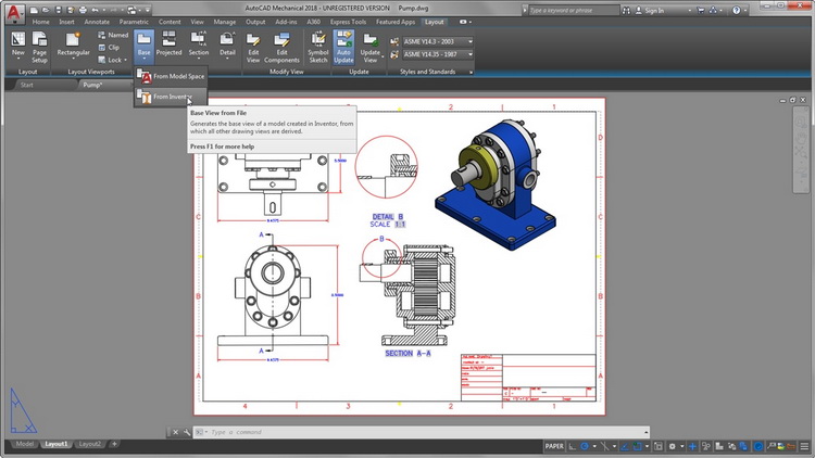 autocad mecánico