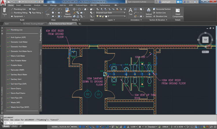 MEP de AutoCAD