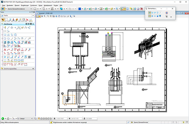 Captura de pantalla de Bentley Microstation PowerDraft