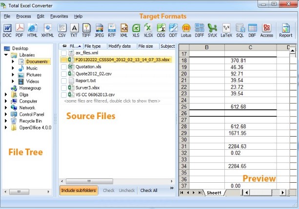 convertidor total de excel