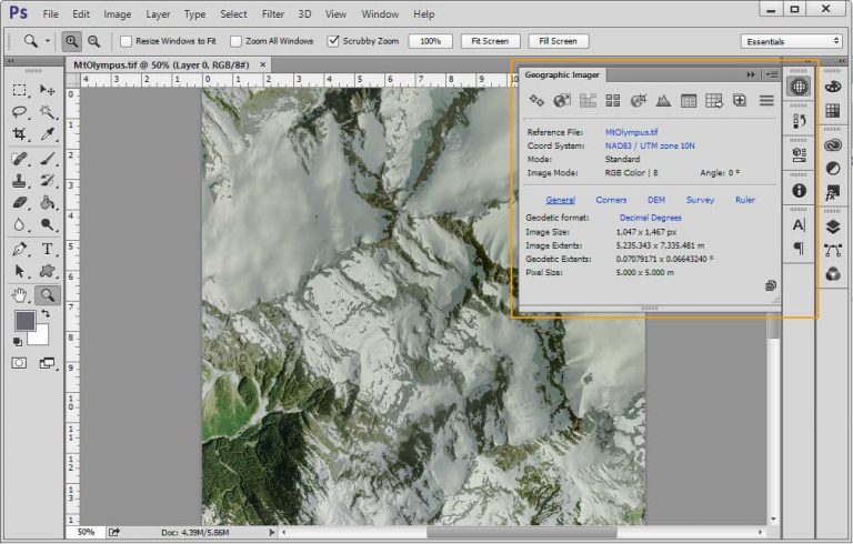 generador de imágenes geográficas