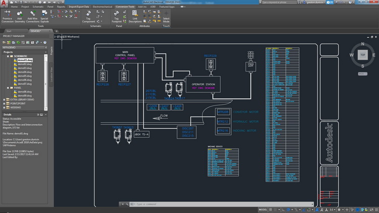 autodesk autocad eléctrico