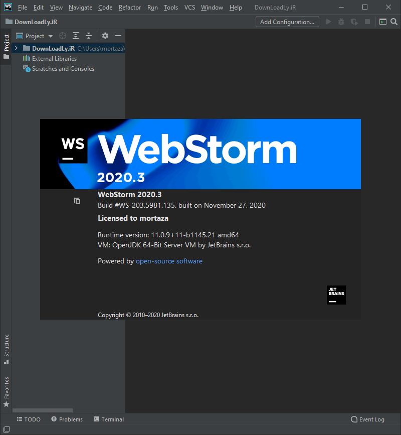 captura de pantalla de tormenta web