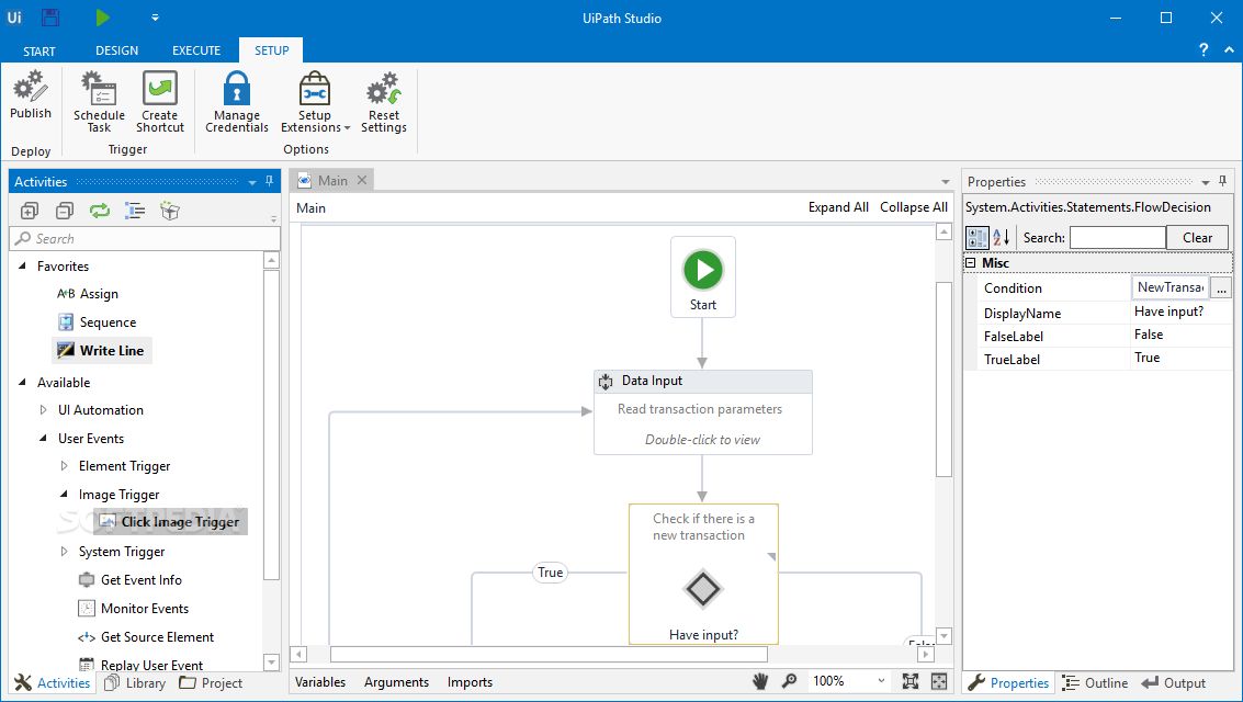 Empresa de UiPath Studio