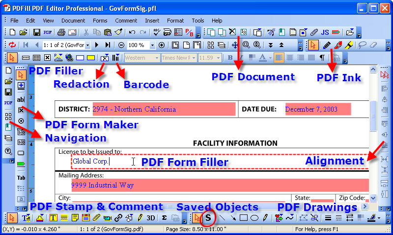 PDFfill Editor de PDF