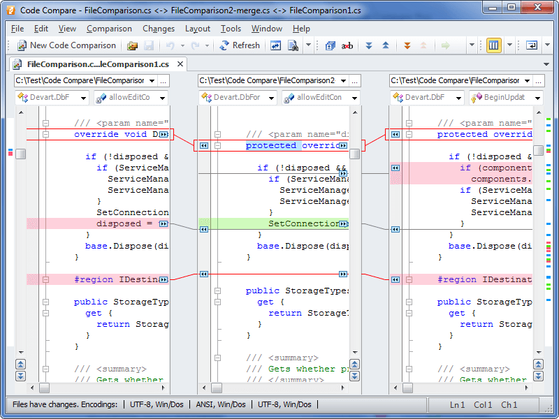 Comparar código Devart