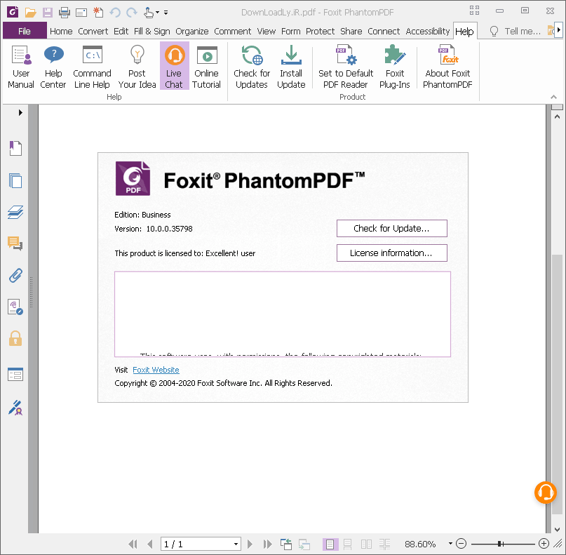 captura de pantalla de pdf fantasma