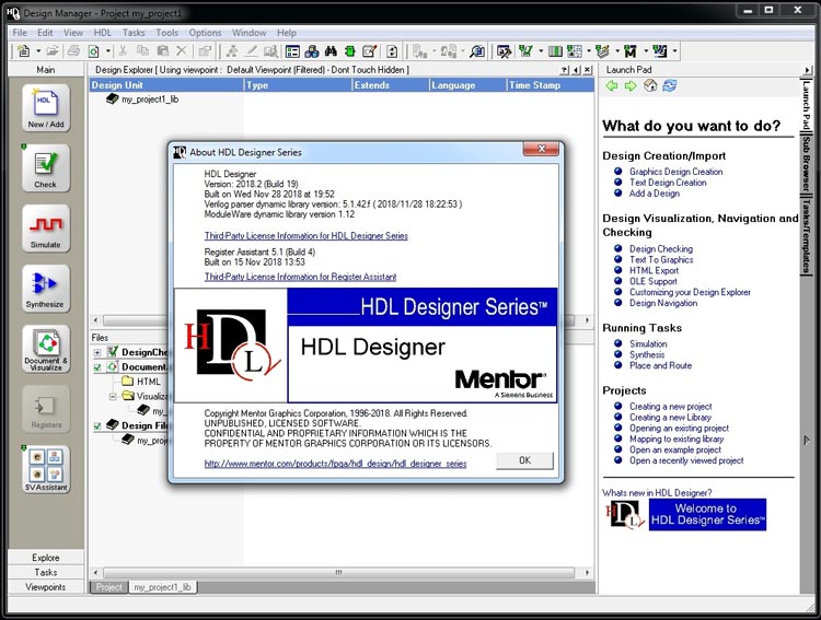 Mentor Graphics Diseñador HDL