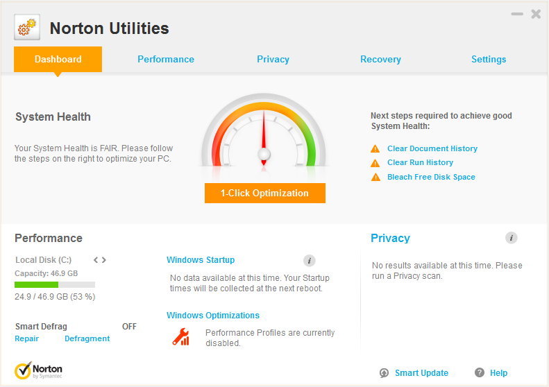 Utilidades de Norton