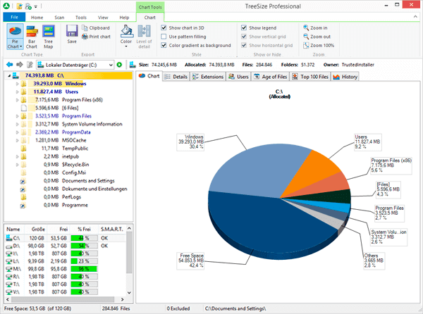 TreeSize Profesional