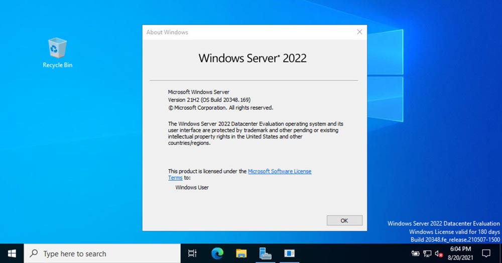 Servidor Windows 2022