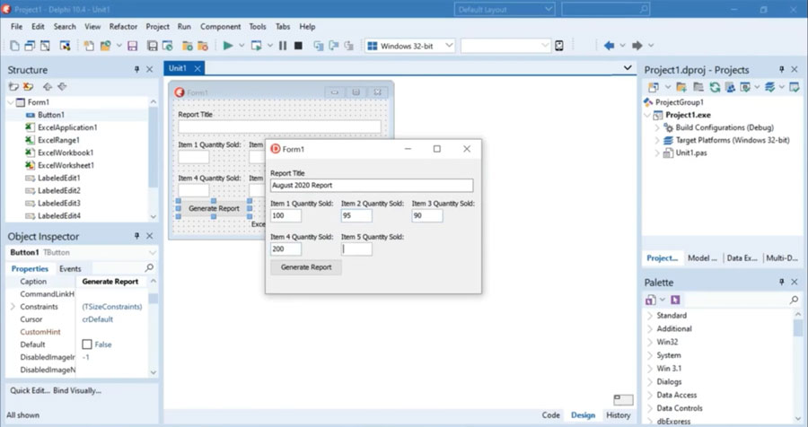 Captura de pantalla de Winsoft Office Component Suite